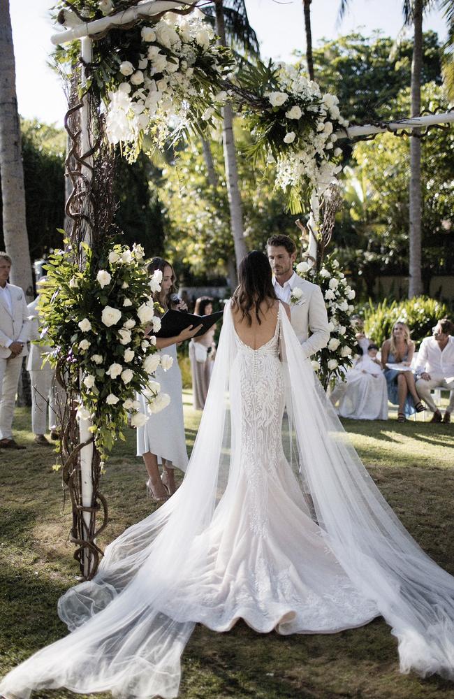 Eleanor Pendleton on her wedding day.