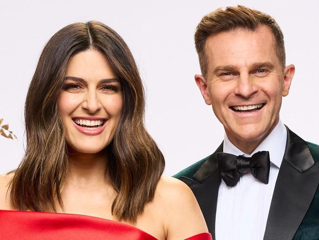 Carols by Candlelight hosted by Sarah Abo and David Campbell. Picture: Nine