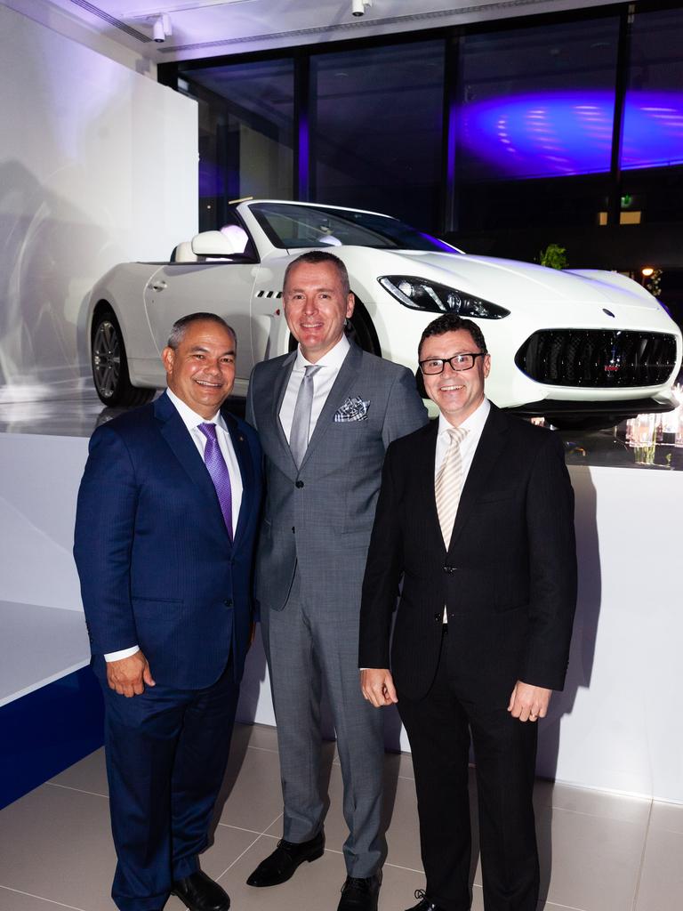 Maserati Gold Coast Launch Tom Tate, Scott Newland and Glen Sealey