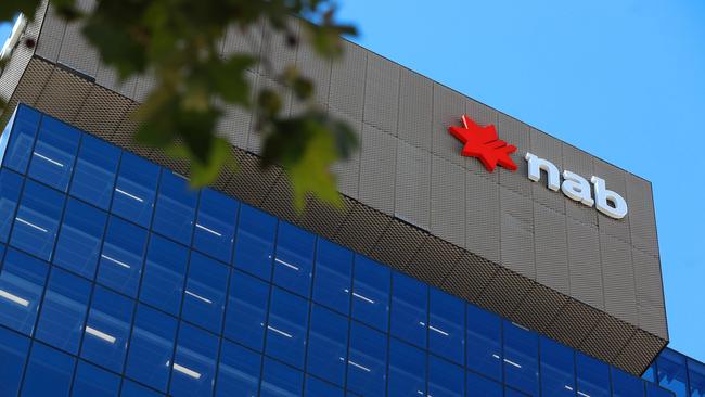 NAB shares have been halted ahead of the local open as it seeks to raise $3.5bn. Pictures: AAP / Angelo Velardo.