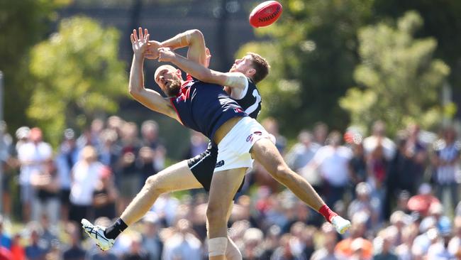 Max Gawn was impressive for the Demons. Picture: Getty Images 