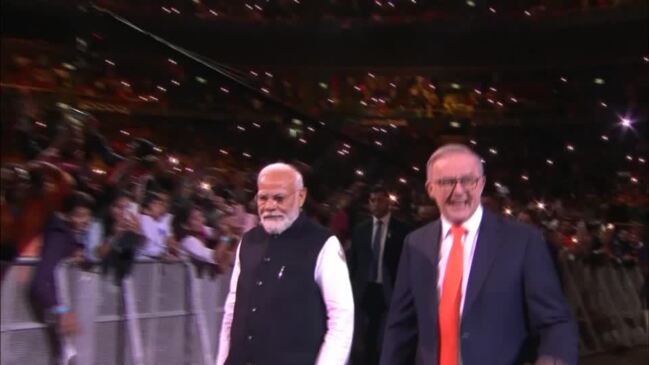 Tens of thousands flock to Modi rally in Sydney