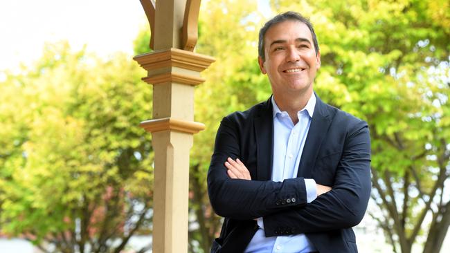 Liberal Leader Steven Marshall will be confident of retaining his seat of Dunstan following the latest poll — but his eyes are on a bigger prize. Picture: Tricia Watkinson