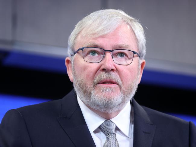 Kevin Rudd has accused coalition governments of neglecting the Pacific. Picture: NCA NewsWire / Gary Ramage