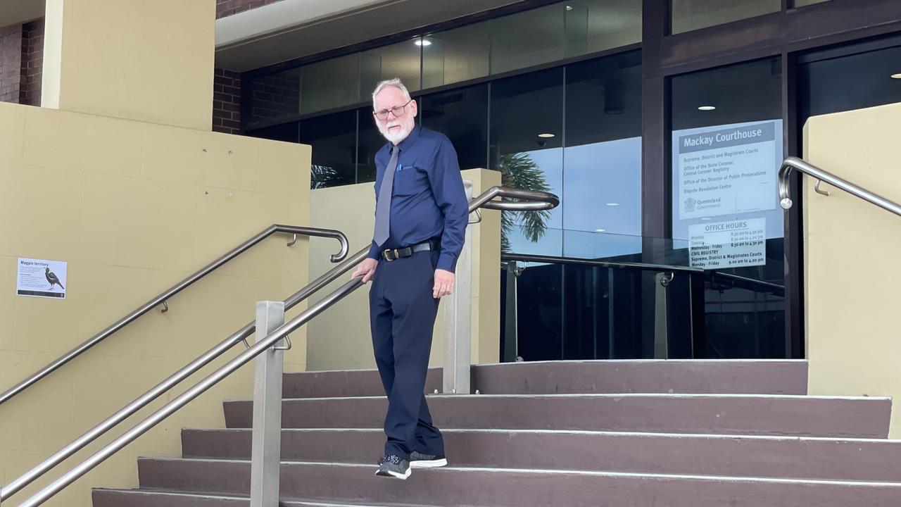Proserpine man Ross Collingwood pleaded guilty to making and distributing child exploitation material over 13 fictitious stories he wrote and sent to others online. Picture: Fergus Gregg