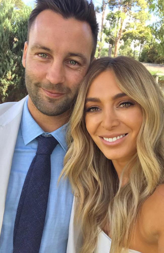 Nadia and Jimmy Bartel split last year, with the Geelong Cats player moving on quickly.