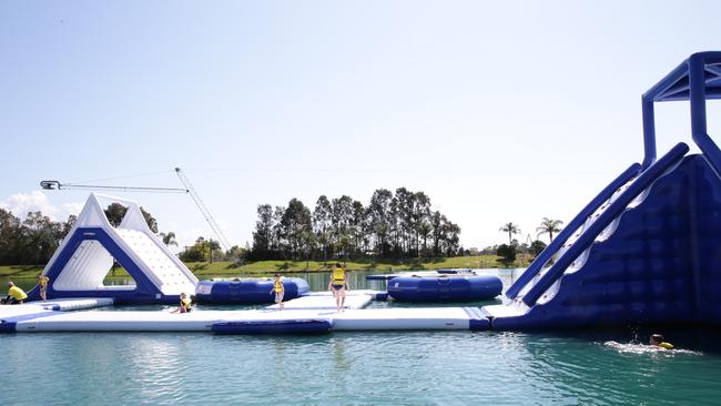 redcliffe inflatable water park