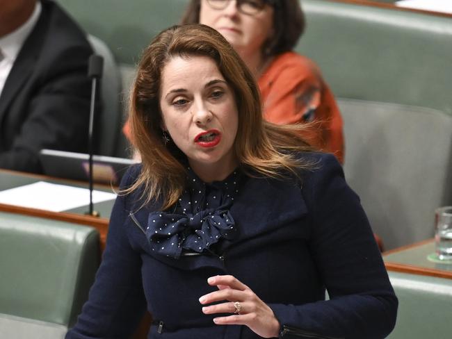 Federal Sports Minister Anika Wells said the government has eager to see the new costs of the most recent infrastructure plan. Picture: Martin Ollman