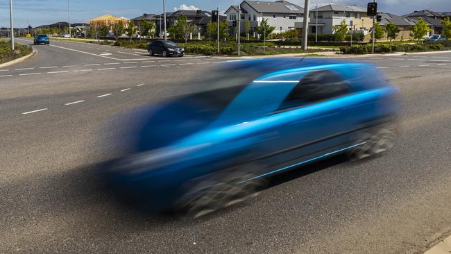 MELBOURNE, AUSTRALIA - NewsWire Photos October 01, 2021:  The location of a fatal two-vehicle collision, at the intersection of Dohertys Road and Forsyth Road in Truganina, is seen in Melbourne, Victoria. Picture: NCA NewsWire / Daniel Pockett