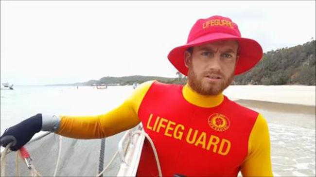 Surf Lifesavers have conducted Marine Stinger Drags on Fraser Island