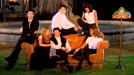 The Friends cast were as close as family. Picture: Friends/NBC