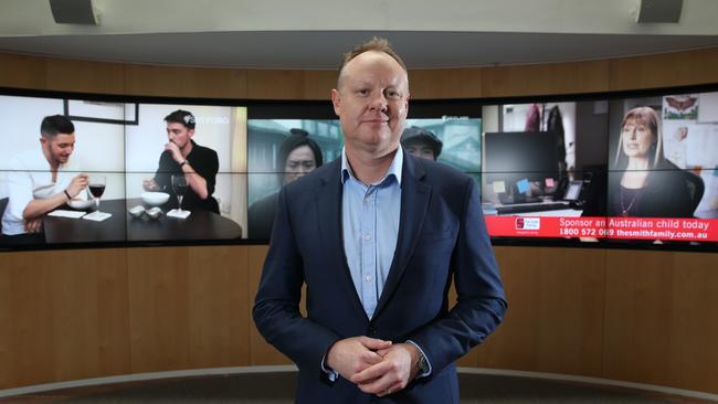 SBS MD James Taylor, pictured at their studios in Artarmon in Sydney's North. Picture: Britta Campion