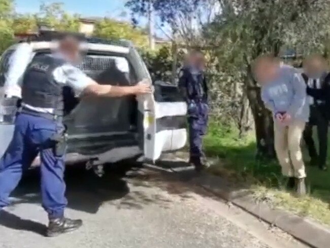 Image grab from video from Operation Arkstone in Kendall NSW,  Australian Federal Police-led investigation has smashed open a domestic online network of alleged child sex offenders, who are accused of abusing and exploiting Australian children and recording the horrific crimes to share with others