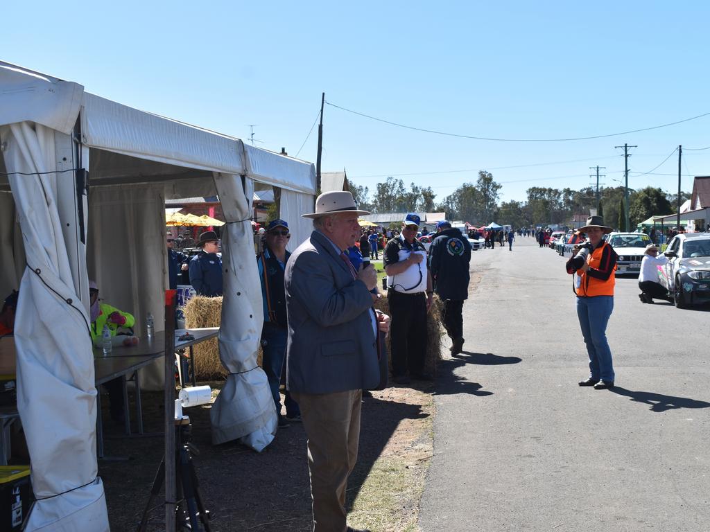 Mayor Vic Pennisi at Leyburn (Photo: Michael Hudson / Warwick Daily News)