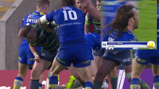 Ashton Sims punches on.