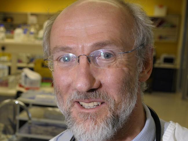 Professor Karlheinz Peter in the lab at the Baker Heart Research Institute.