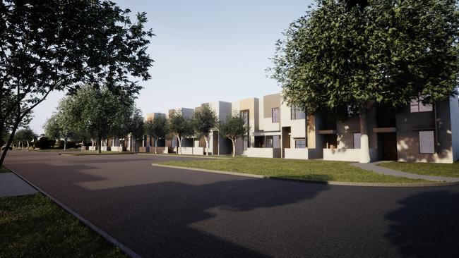 Concept image of the new Oaklands Green public housing development. Picture: Supplied