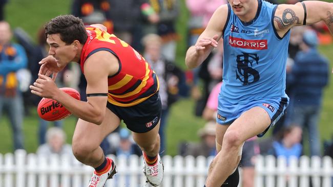 Riley Clamp during his time with the Crows. Picture: David Mariuz