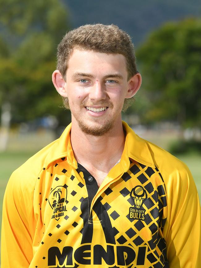 Townsville cricketer Brandon Hamilton-Kaurila is heading to Mackay this weekend with the Gold City Bulls for the NQ Region Franchise T20 Championships. Picture: Shae Beplate.