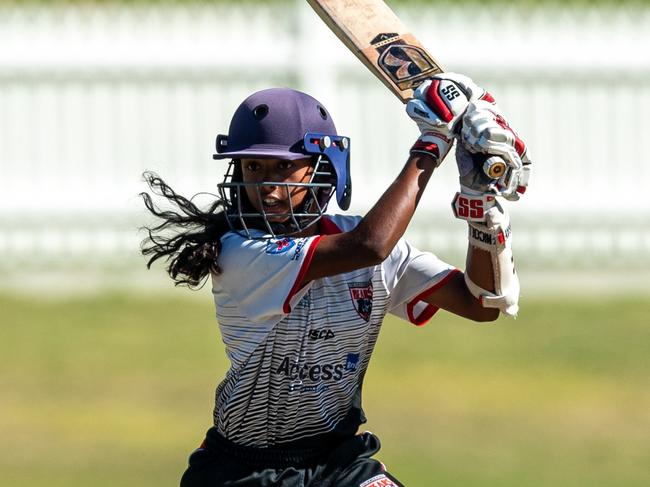 Shiloh Julien (UTS North Sydney), NSW Women's Premier Cricket, Brewer Shield, grand final 19 March 2023, Sydney v UTS North Sydney at Birchgrove Oval. Picture: Cricket NSW.