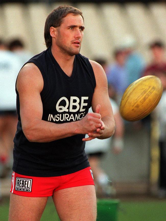 Tony Lockett did some special things at training.