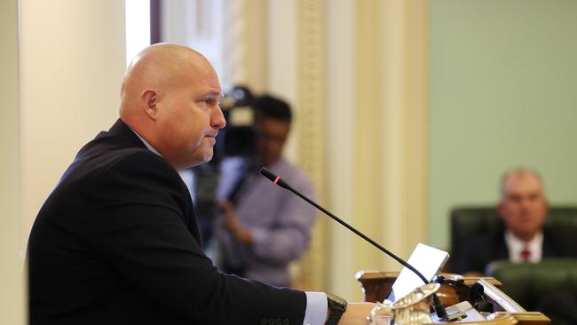 Hon Curtis Pitt Member for Mulgrave, Speaker of the Legislative Assembly, during Queensland Parliament Question Time. (Liam Kidston)