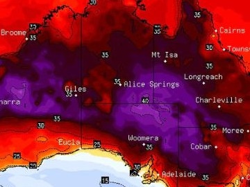 Temperatures will soar on Monday