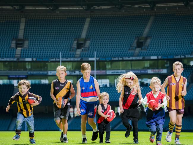 There'll be kick to kick after every Sunday game at Ethihad Stadium this year. Picture: Jason Edwards