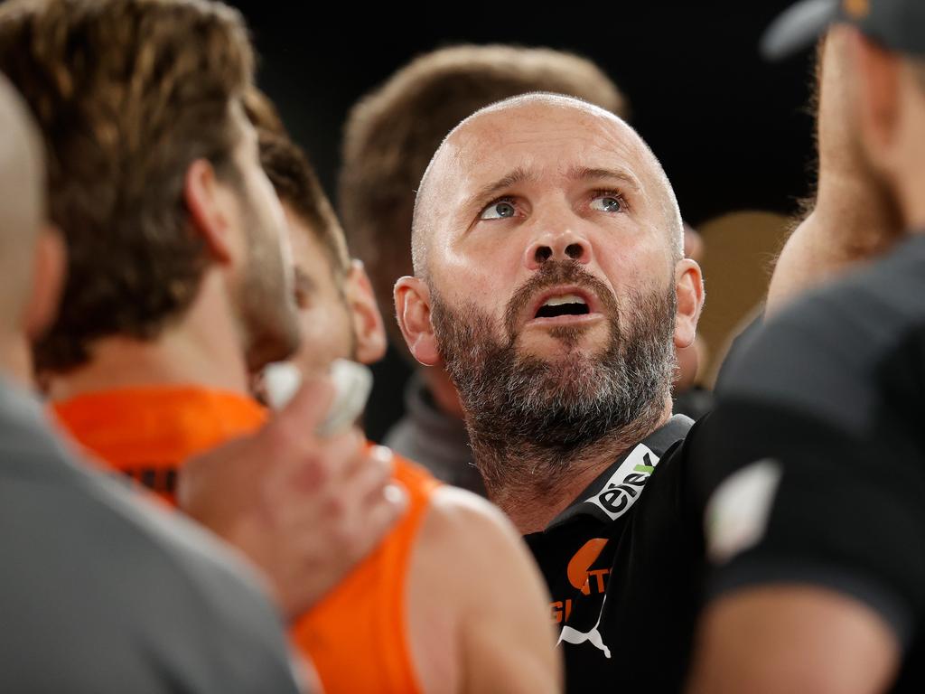 CodeSports was afforded a rare insight into the inner workings of the GWS Giants coaches’ box. Picture: Michael Willson/AFL Photos/Getty Images