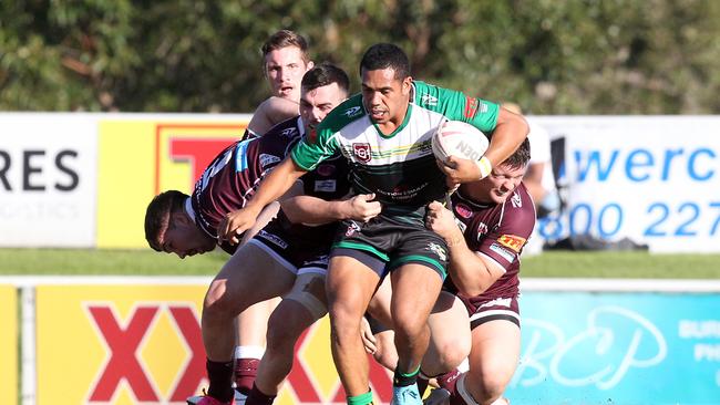 Rugby League Gold Coast A-Grade Round 2 - Burleigh Bears vs. Helensvale Hornets at Pizzey Park. Alan White. 16 May 2021 Miami Picture by Richard Gosling