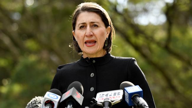 Premier Gladys Berejiklian says Pyrmont is the gateway to the CBD. Picture: AAP Image/Bianca De Marchi