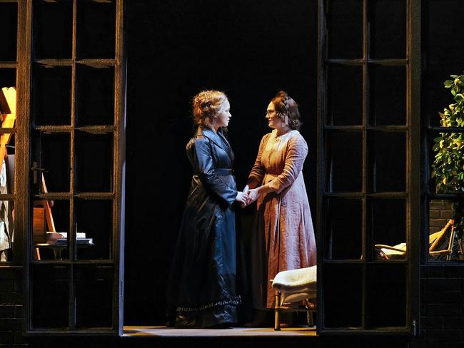 Tuuli Narkle and Eliza Scott in The Tenant of Wildfell Hall. Picture: Prudence Upton