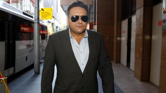 Construction identity George Alex has been charged over alleged tax fraud. Picture: AAP/Nikki Short