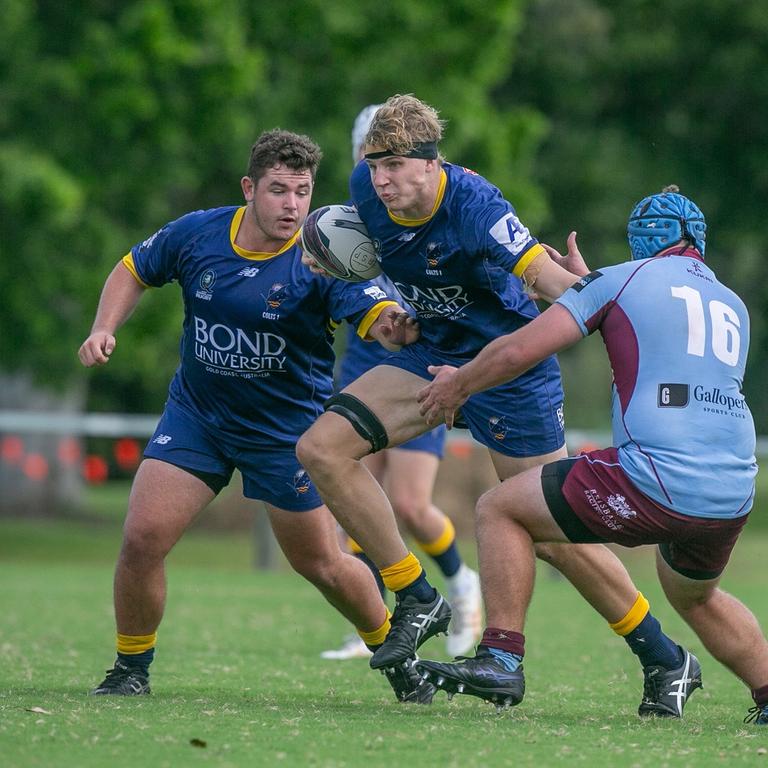 Fergus Gillan. Saturday April 27, 2024 Colts Rugby Union, Norths V Bond Uni played Shaw Rd Nundah, Pics by Stephen Archer