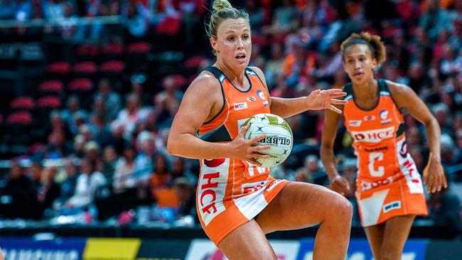 Kim Green is back for the Giants but Serena Guthrie has returned to the UK.