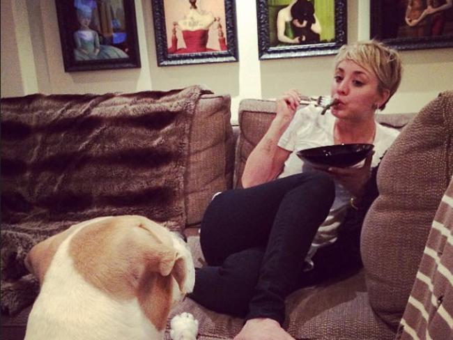 Kaley Cuoco-Sweeting posted this picture just hours ago.