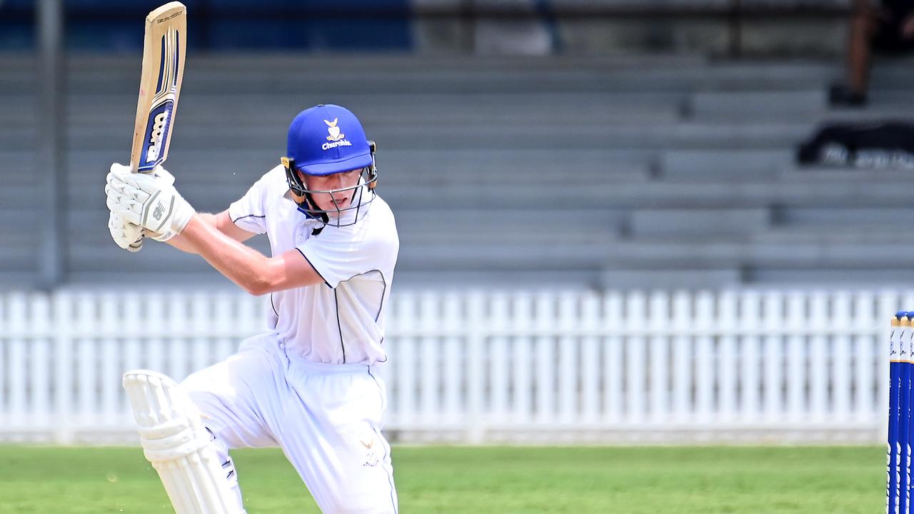 Churchie batsman Daniel Desmet had a great game on Saturday.