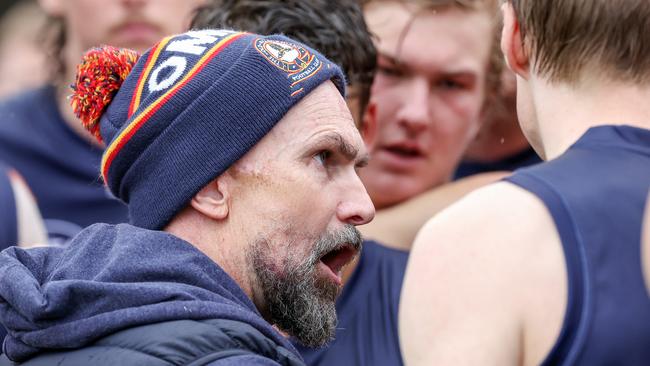 Old Melburnians coach Paul Satterley. Picture: George Sal