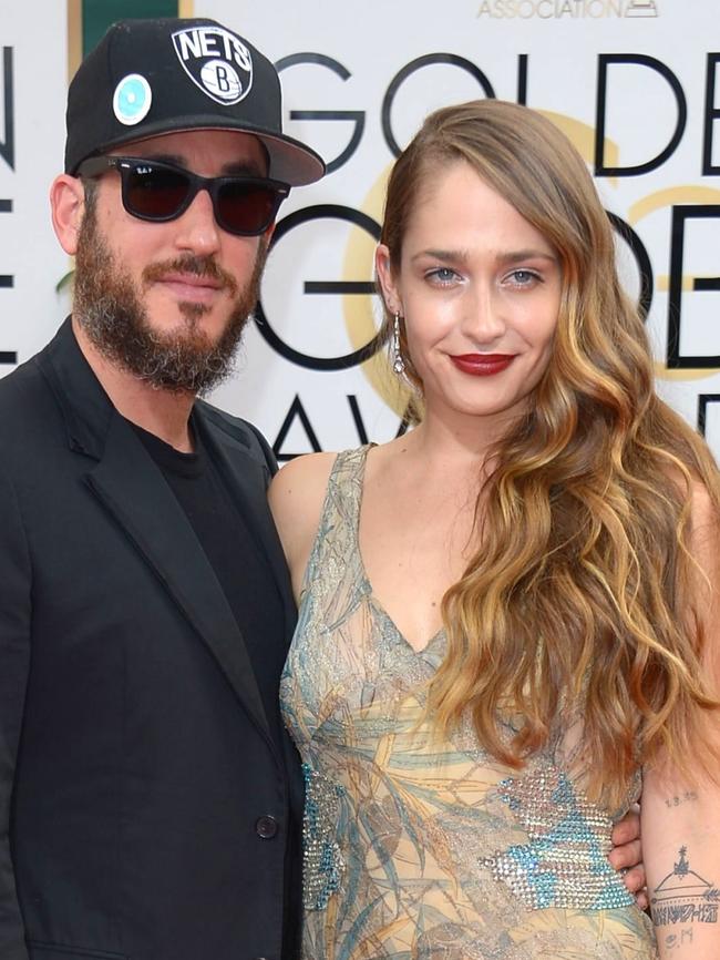 Jemima Kirke and Mike Mosberg at the 2014 Golden Globes. Picture: Splash