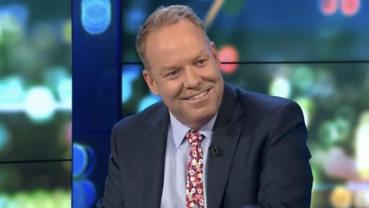 The hilarious Peter Helliar was quick to make a crude joke. Picture: Channel 10