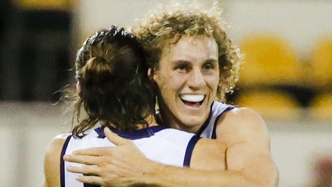The Dockers have recorded their second win of the season. Photo: AP Image/Glenn Hunt