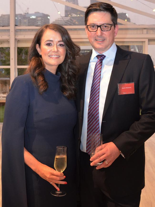 Kate and Martin Whitehead. Picture: Fiona Byrne