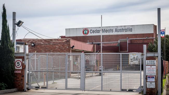 The Cedar Meats factory in Brooklyn, Melbourne. Picture: Jake Nowakowski