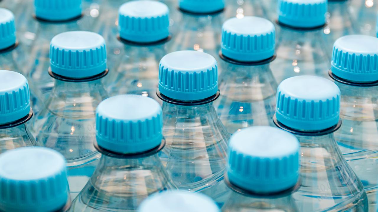 Separate the lids and rings around the neck of the bottle before throwing it in the yellow bin.