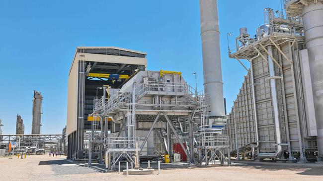 JANUARY 31, 2025: The new Moomba CCS (carbon capture and storage) plant, a joint venture of Santos and Beach Energy. Picture: Brenton Edwards