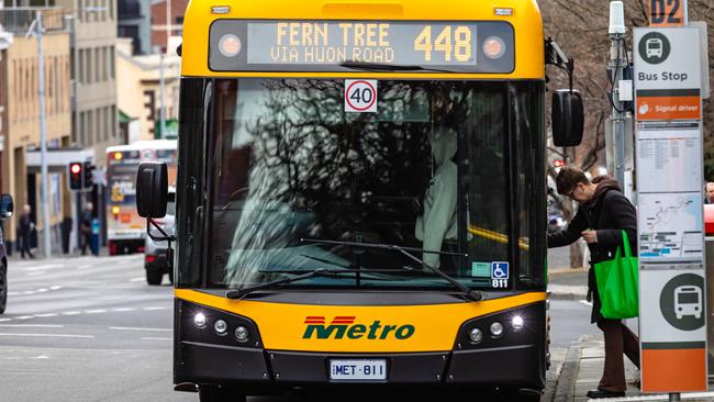 Young Hobartians have identified poor public transport services as a key issue facing the region’s youth. Picture: Linda Higginson
