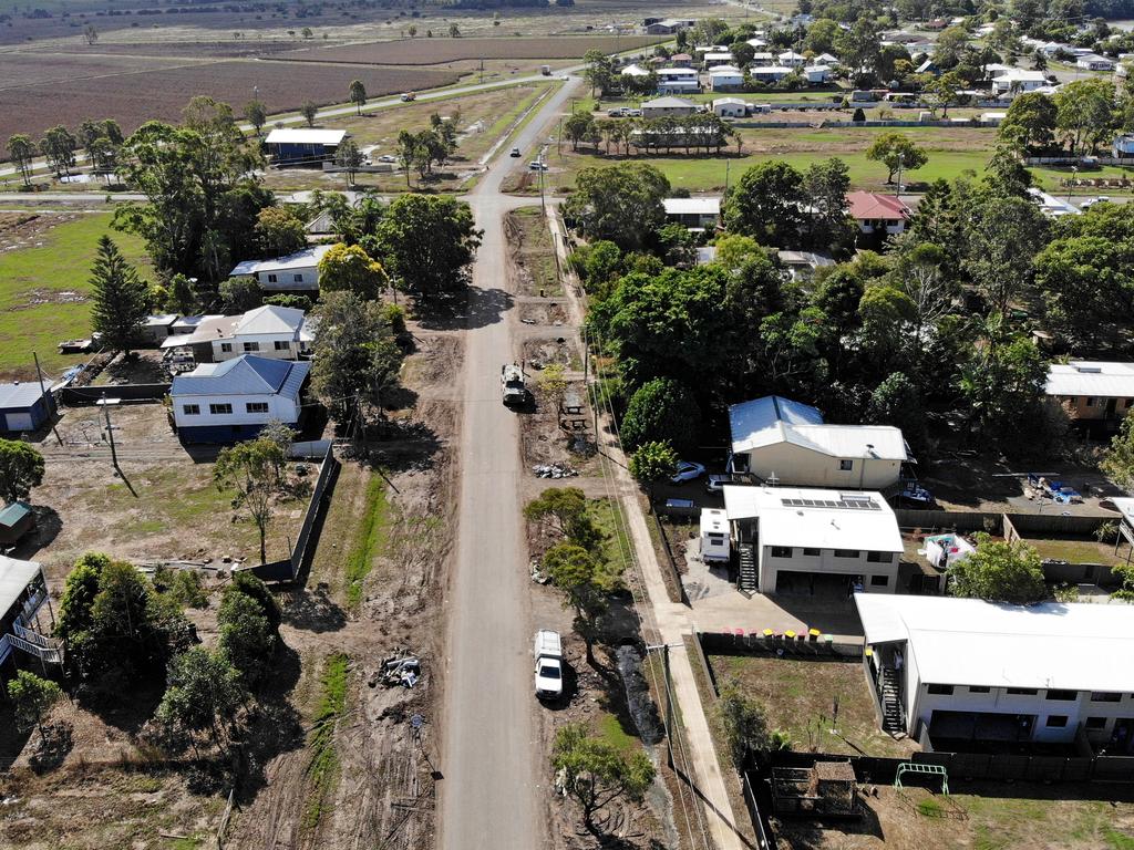 The small township of Coraki, south of Lismore, was one of the hardest hit during the recent floods. Picture: Toby Zerna