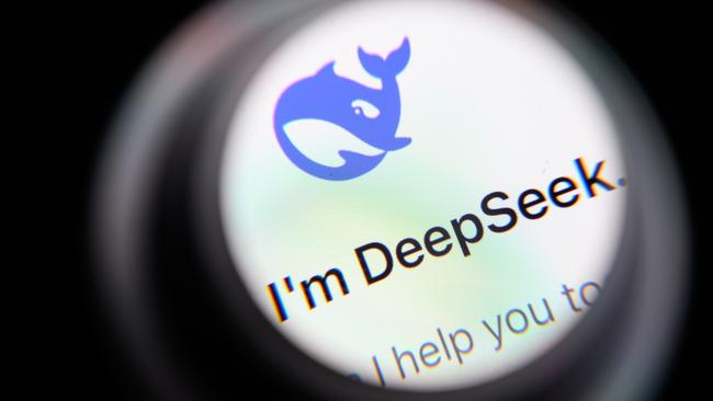 LONDON, ENGLAND - JANUARY 29: In this photo illustration, the Deepseek logo is seen through a magnifying loupe while displayed on a mobile phone screen on January 29, 2025 in London, England. This week's news that the DeepSeek Chatbot app, developed by China, was downloaded from the Apple app store significantly more times than the US-developed ChatGPT from Open AI, wiped billions off the global tech market. The advent of DeepSeek has shown there is a more viable, efficient, and cost-effective future for AI development in a shift away from the current high cost, high tech model.  (Photo by Leon Neal/Getty Images)