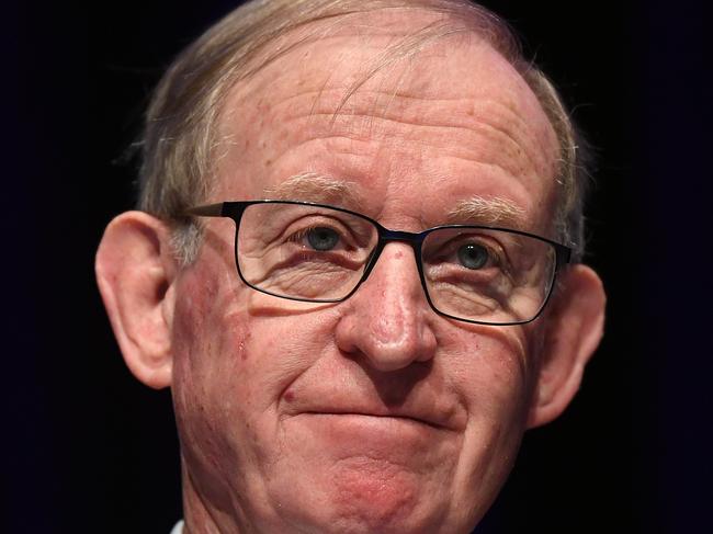 AMP Limited Chairman David Murray is seen ahead of the AMP Annual General Meeting in Sydney, Thursday, May 2, 2019. (AAP Image/Joel Carrett) NO ARCHIVING