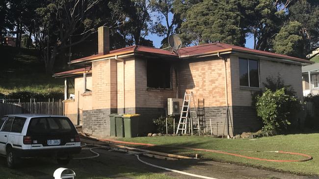 Fire at Somerset in Tasmania's North West